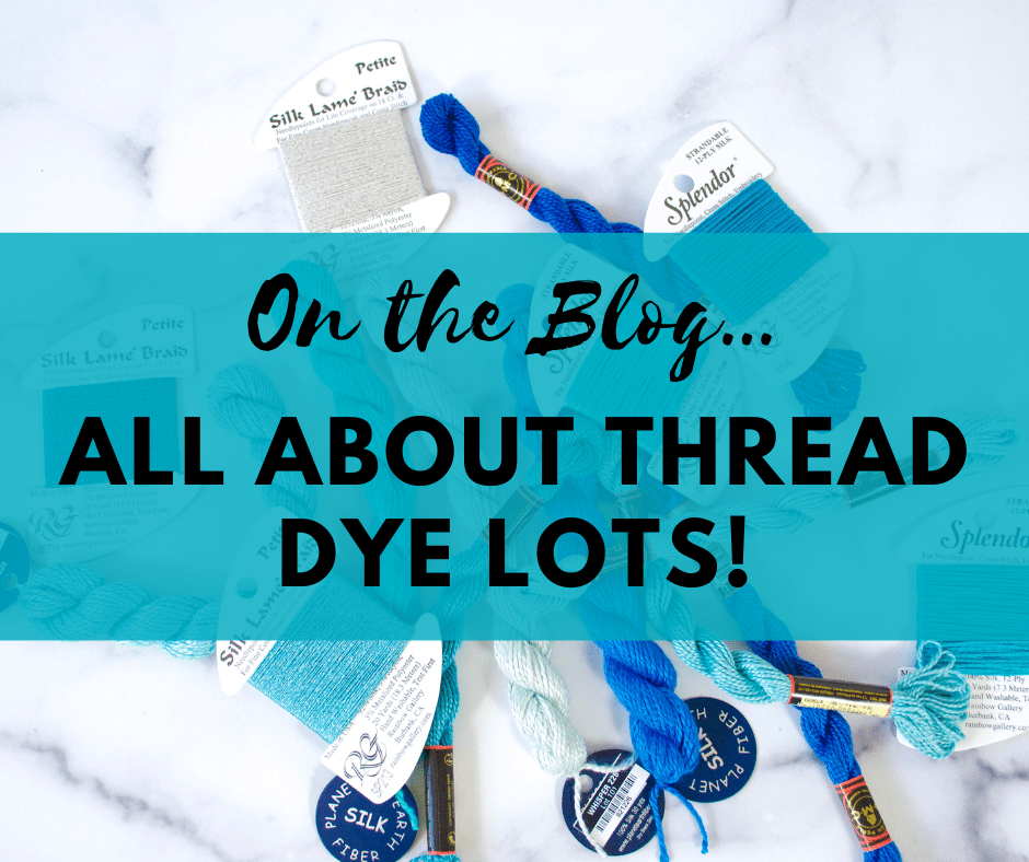 All about thread dye lots!