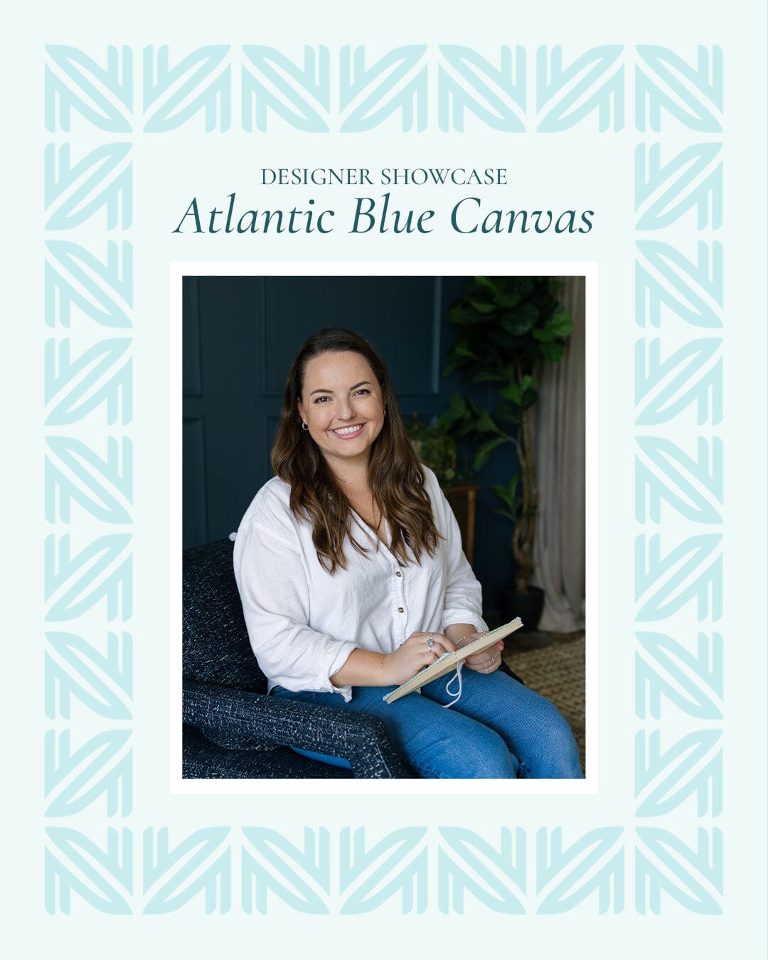 Designer Showcase: Atlantic Blue Canvas -