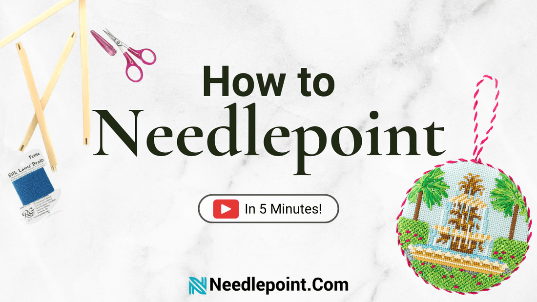 Our new "How to Needlepoint" Video!