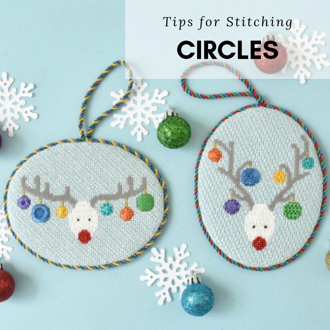 Tips for Stitching Round Objects in Needlepoint