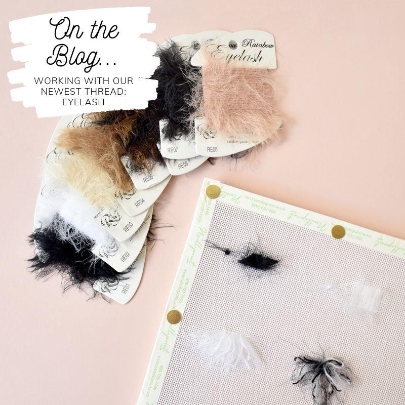 Working with our newest thread: Eyelash