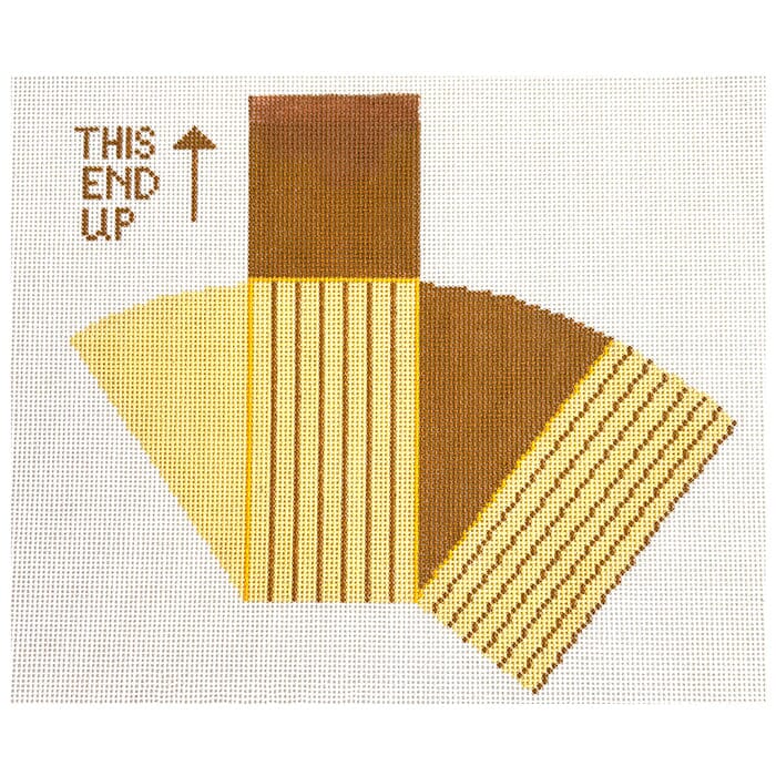 3D Seven Layer Caramel Cake Painted Canvas Ann Kaye Studio - 1