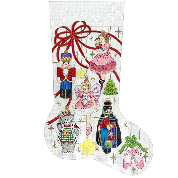 7295 The Nutcracker Stocking Painted Canvas Alexa Needlepoint Designs - 1