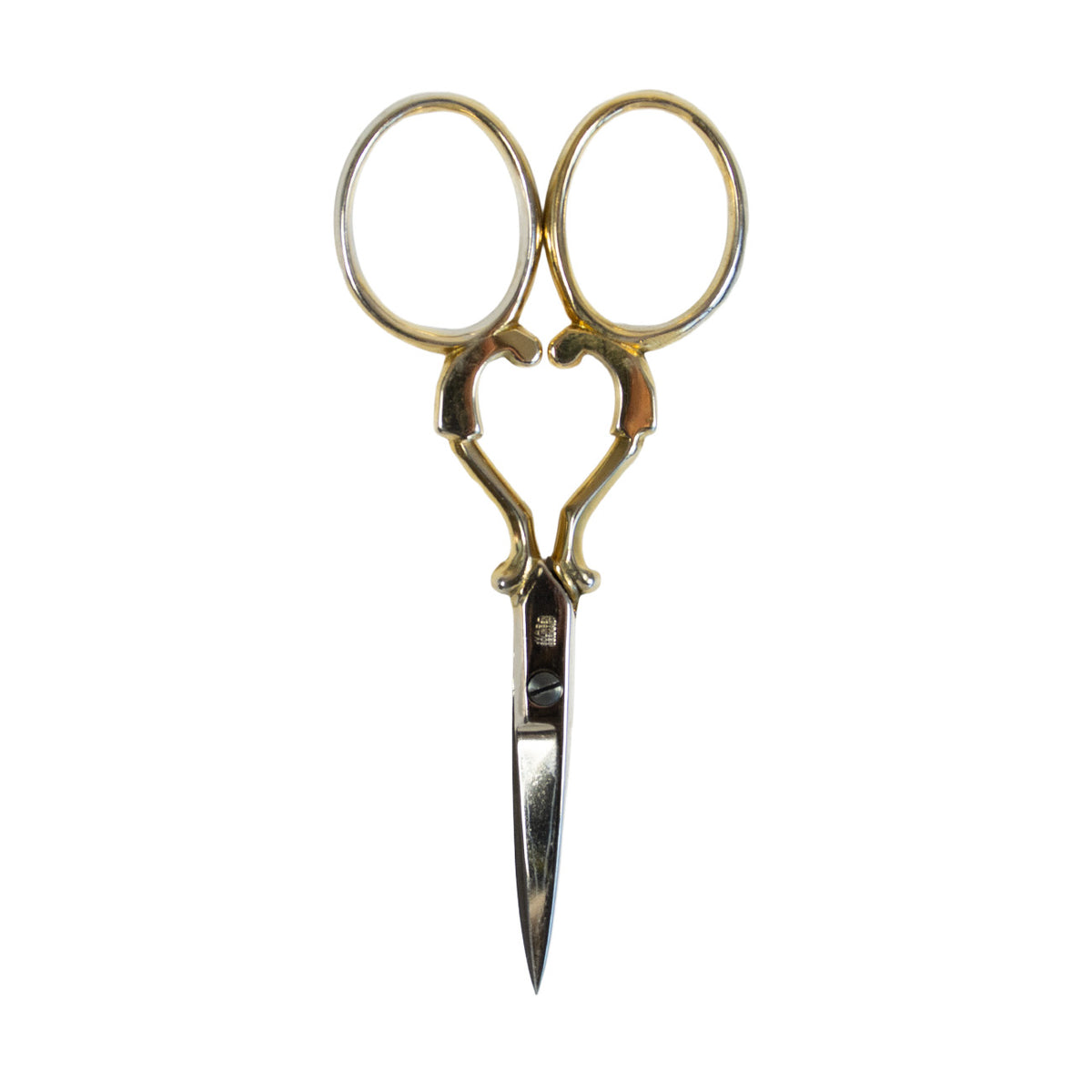 Gold Plated 3.5" Heart Scissors - 1