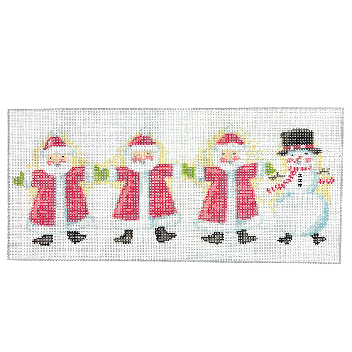 Santa and Snowman Bolster - 1