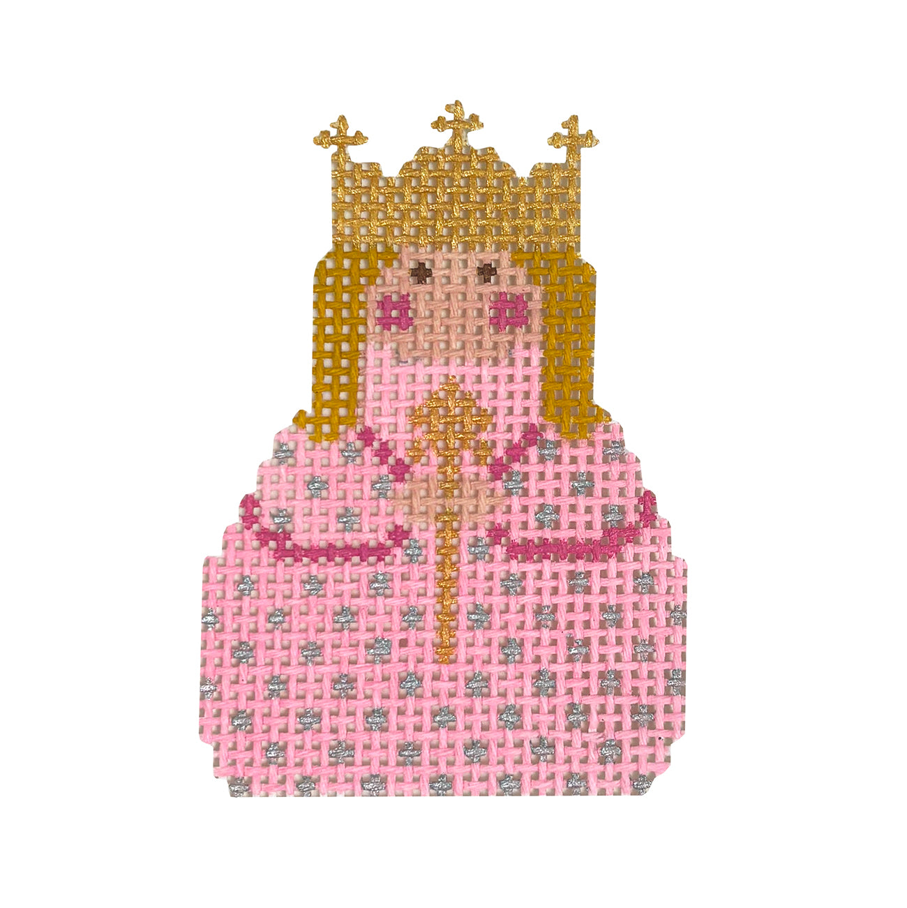 Pink Angel with Gold Crown