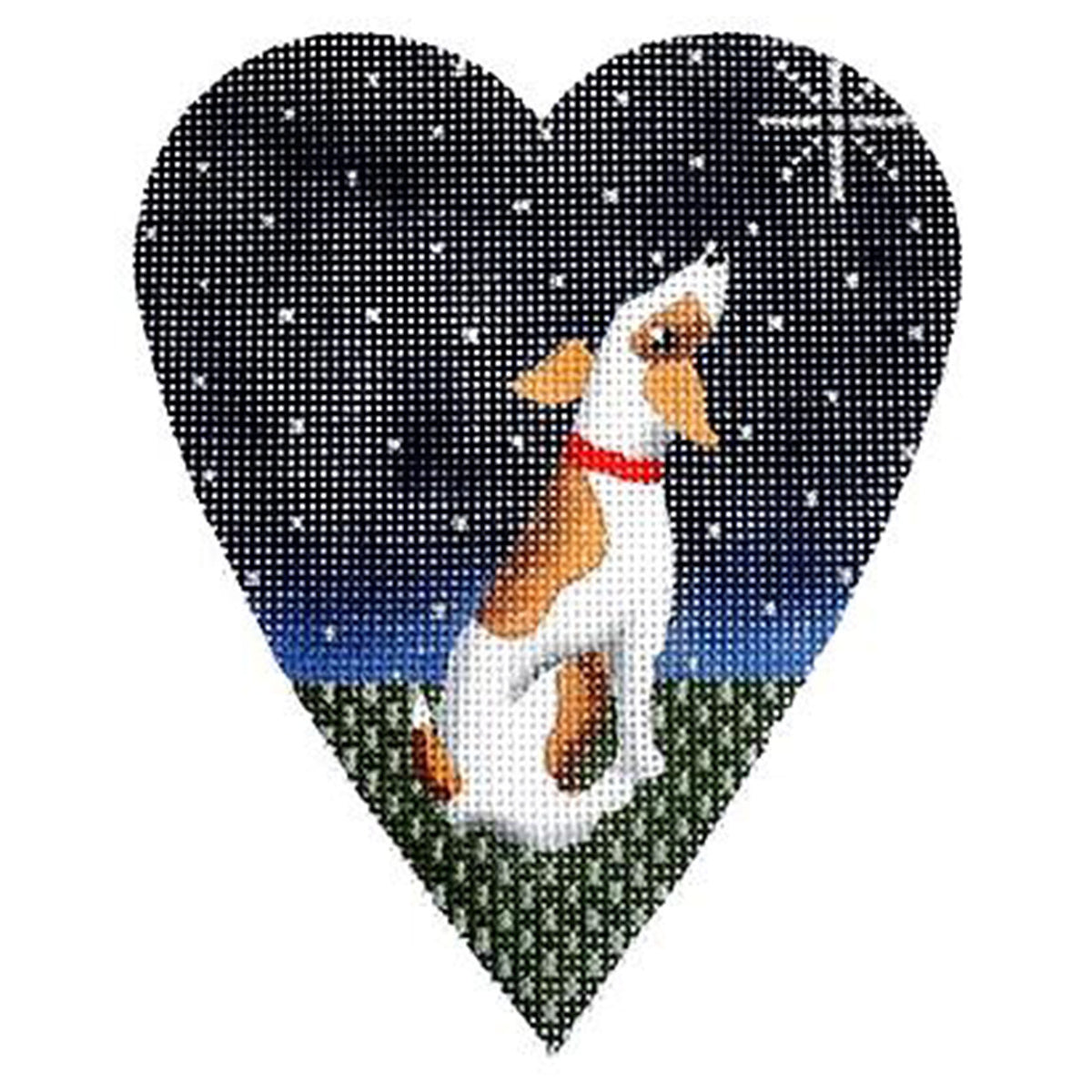 Midnight Jack Russell Heart - 1