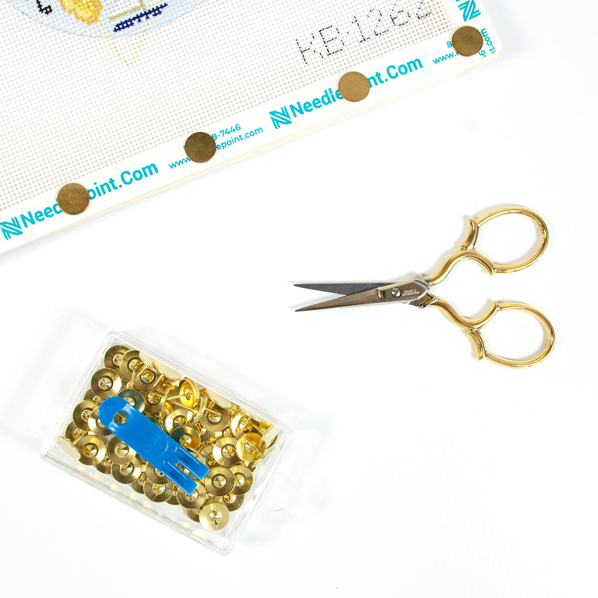 Milanese Gold Handled Scissors - 2