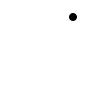 black Pinterest logo