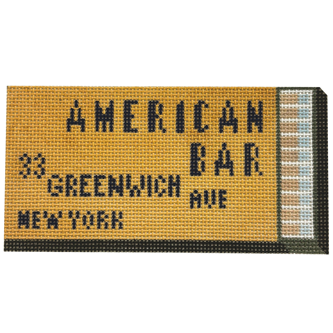 American Bar Matchbox Ornament