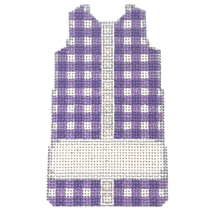 Purple Gingham Shift