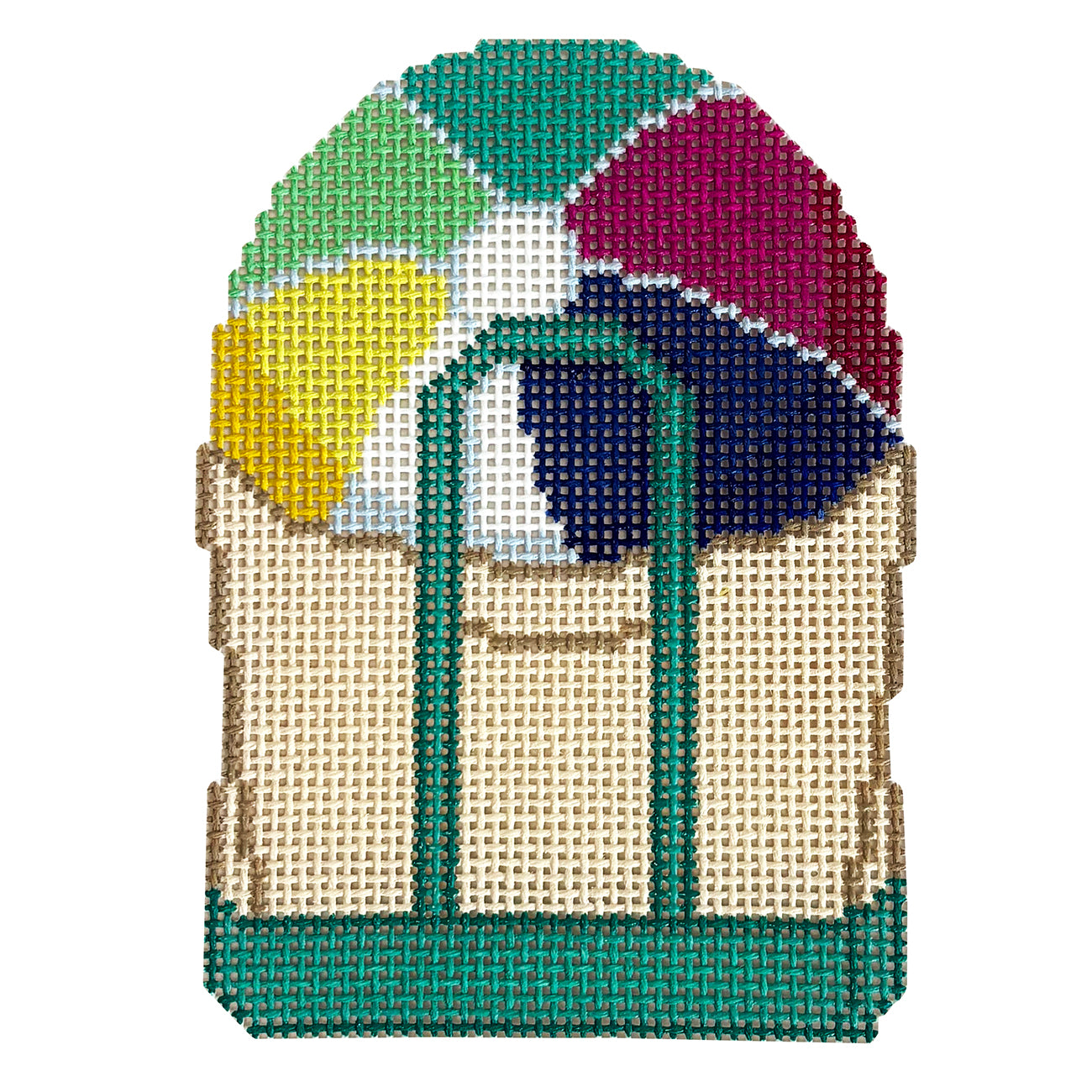 Beach Ball Tote Ornament - 1