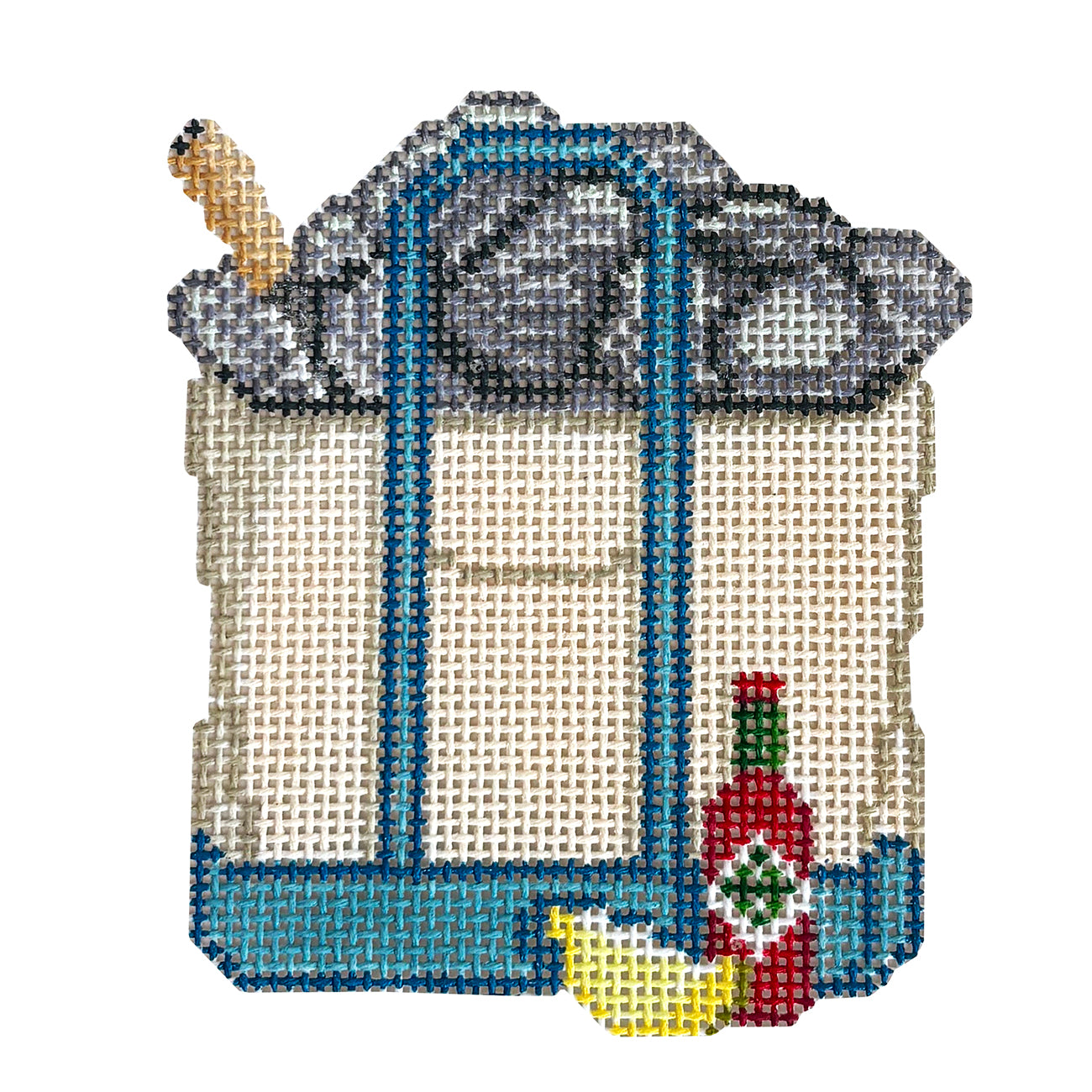 Dozen Oysters Tote Ornament - 1