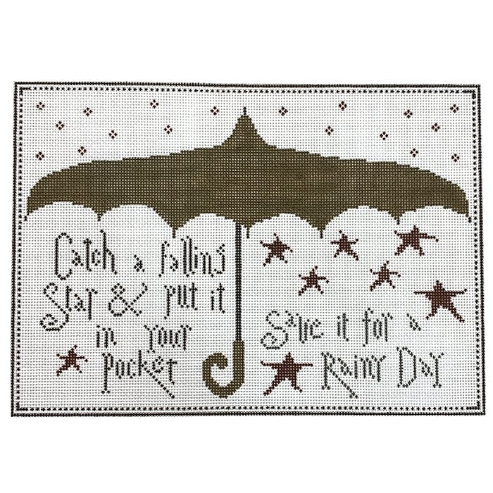 A Falling Star Painted Canvas Ewe & Eye - 1