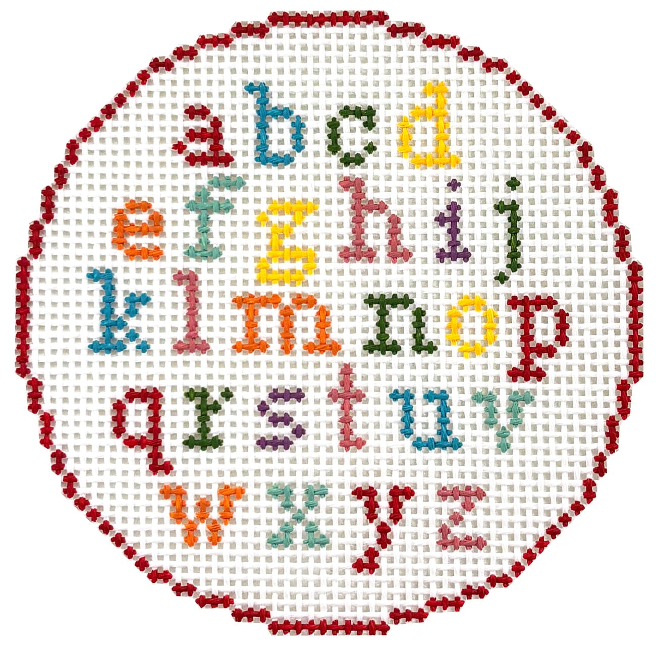 ABC Round Painted Canvas Bell House Designs - 1