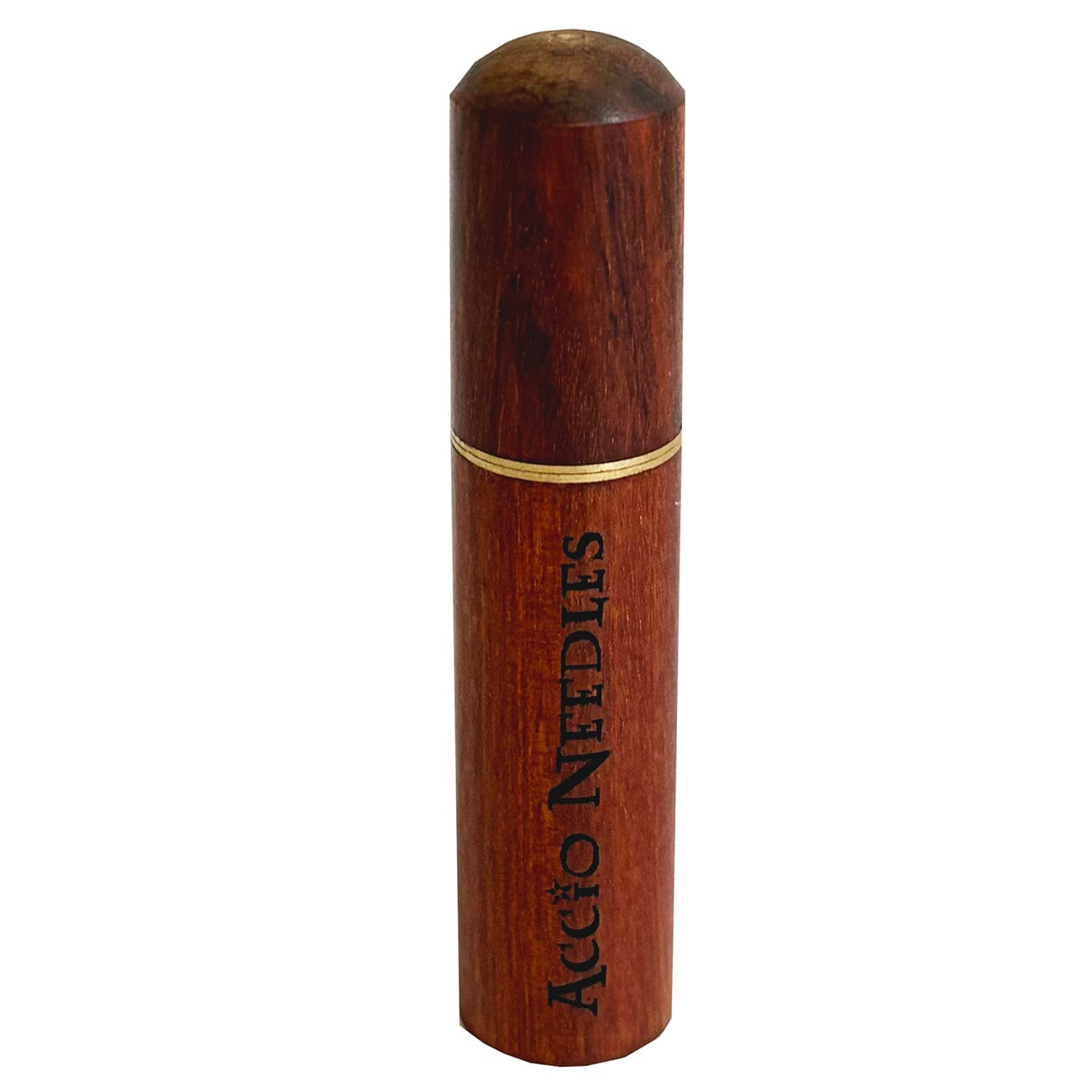 Accio Engraved Wood Needle Storage Tube Accessories Snarky Crafter Designs - 2