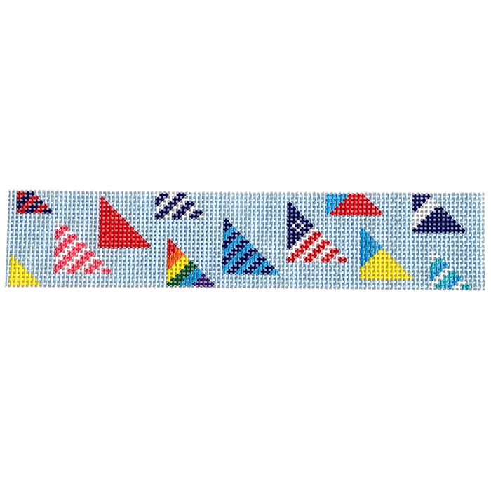 ACK Fleet Key FOB Painted Canvas Love MHB Studio