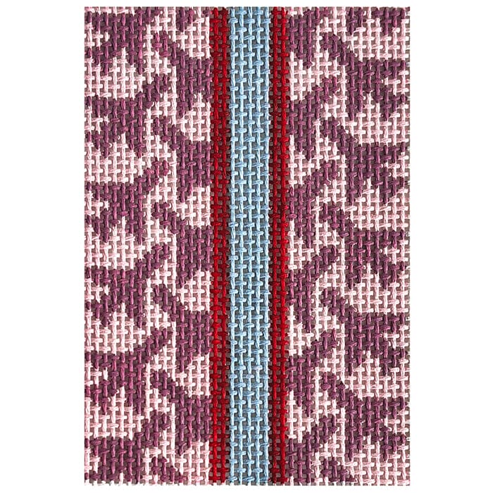 Airplane Houndstooth Passport Insert Pink Painted Canvas Rachel Barri Designs - 1