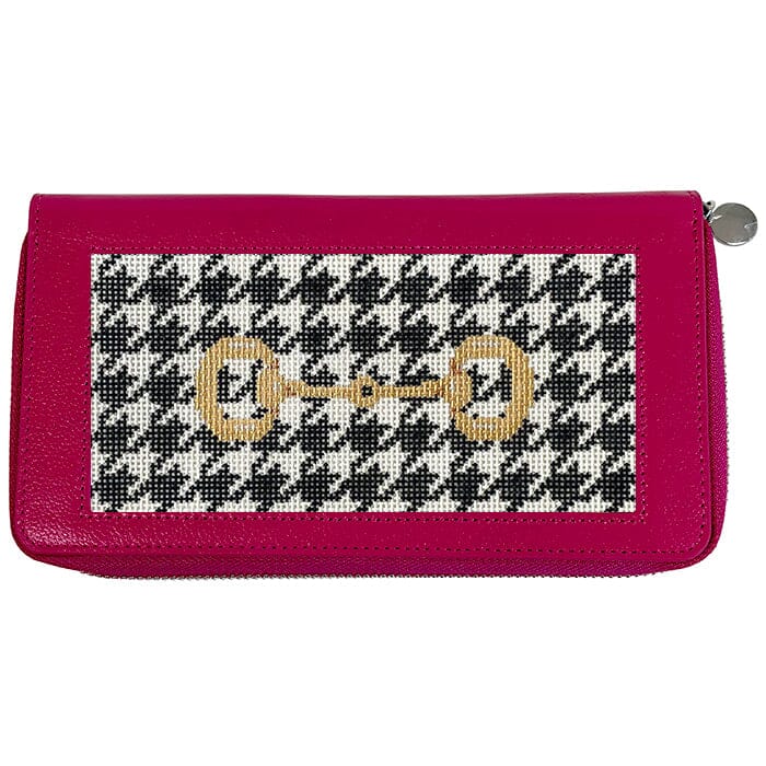 All In Wallet Hot Pink & Tangerine Leather Goods Rachel Barri Designs - 1