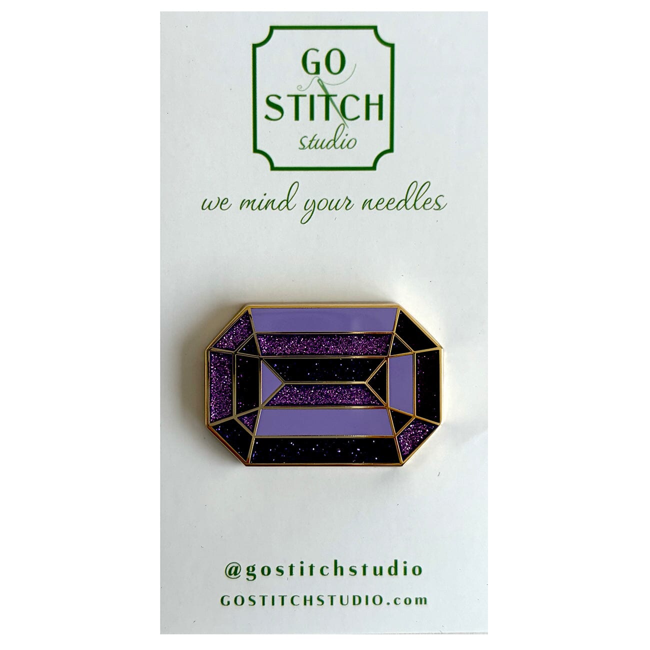 Amethyst "The Duchess" Needle Minder Accessories Go Stitch Studio - 1