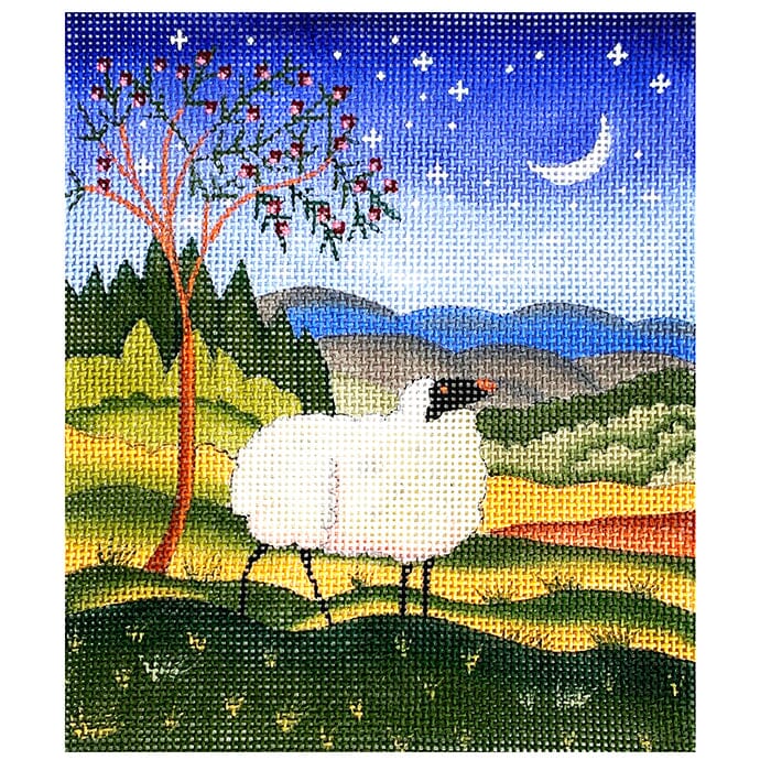 Animals: Night Sheep Painted Canvas Painted Pony Designs - 1