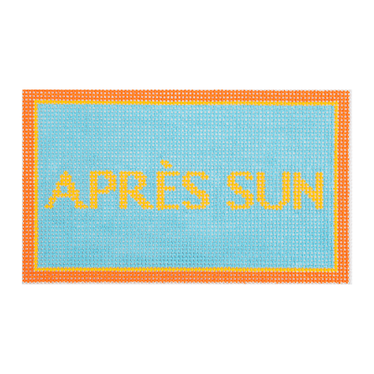 Apres Sun Turquoise Painted Canvas Initial K Studio - 1