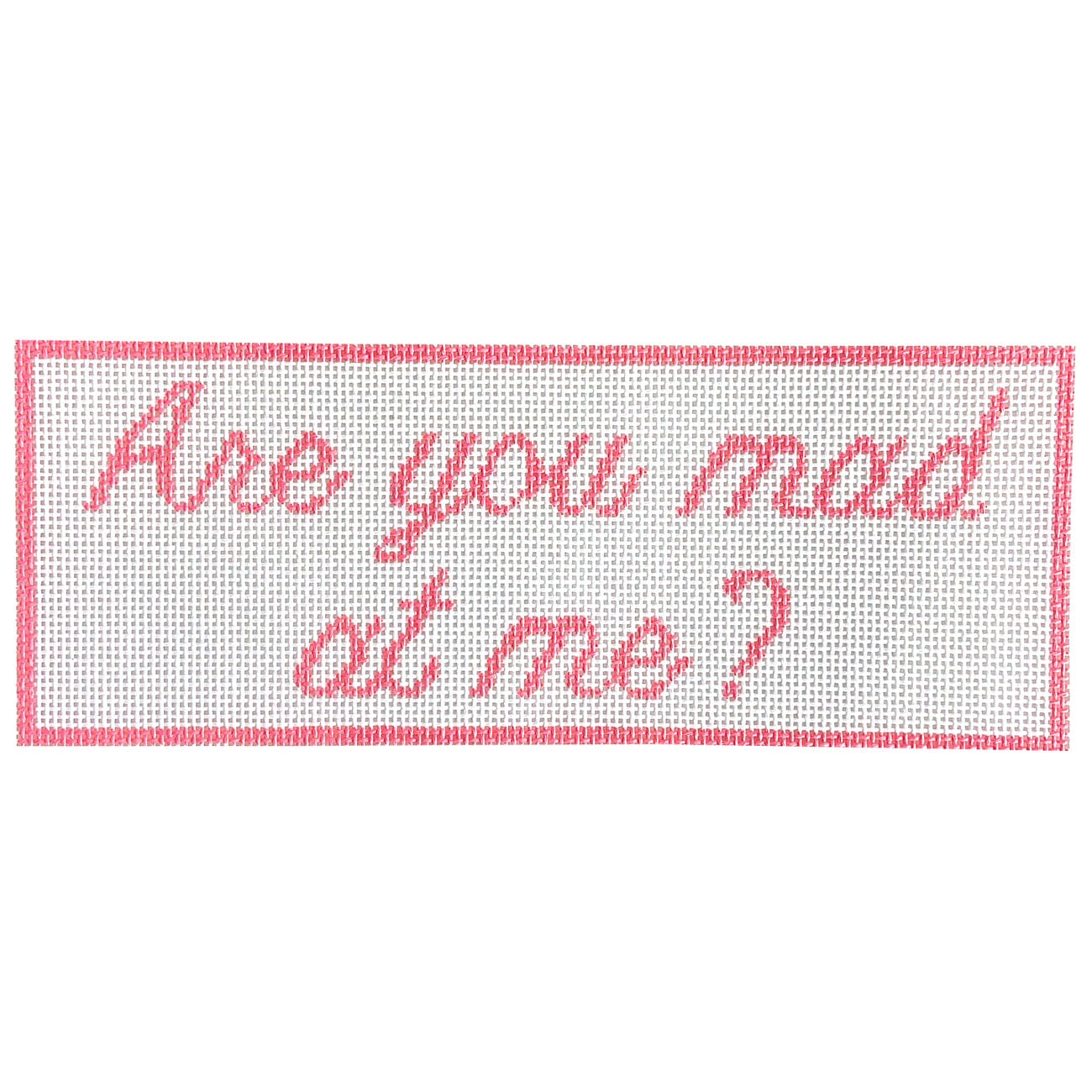 Are You Mad at Me? Painted Canvas Morgan Julia Designs