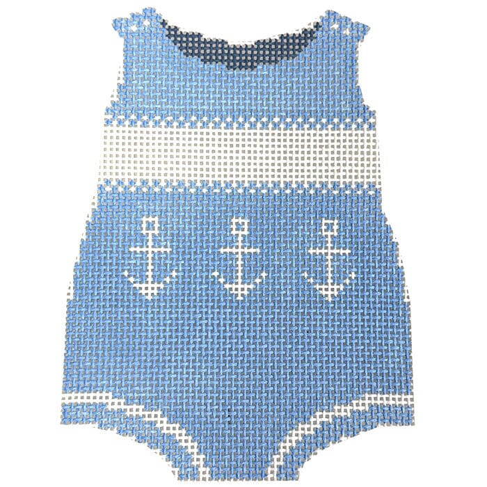 Baby Boy Bubble Onesie Painted Canvas Prepsetter - 1