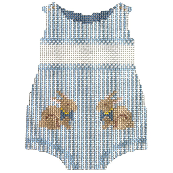 Baby Boy Bunny Onesie Printed Canvas Prepsetter - 1