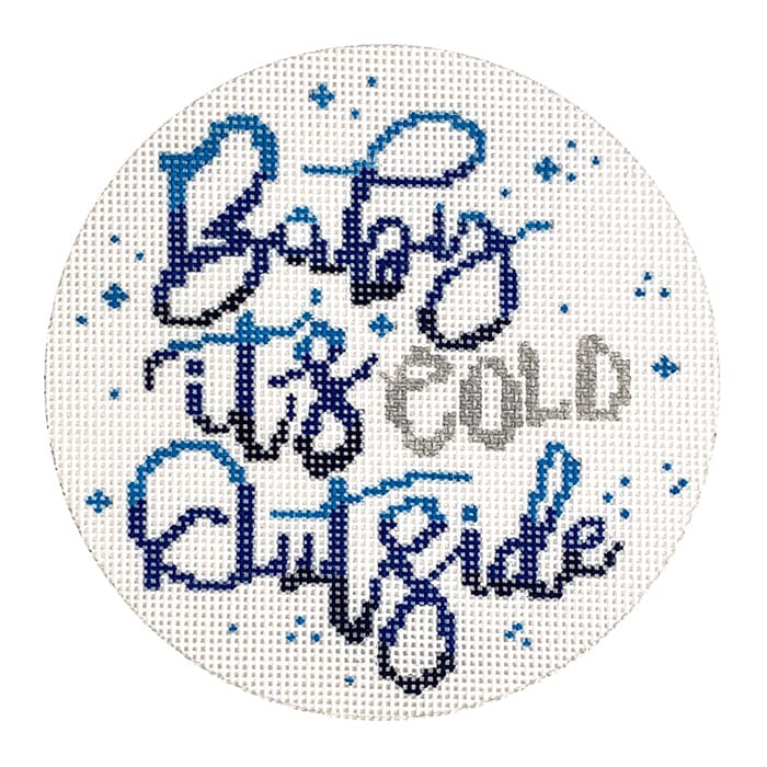 Baby It's Cold Outside Painted Canvas Laura Love Designs - 1
