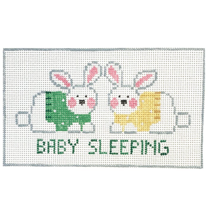 Baby Sleeping Painted Canvas Kathy Schenkel Designs - 1
