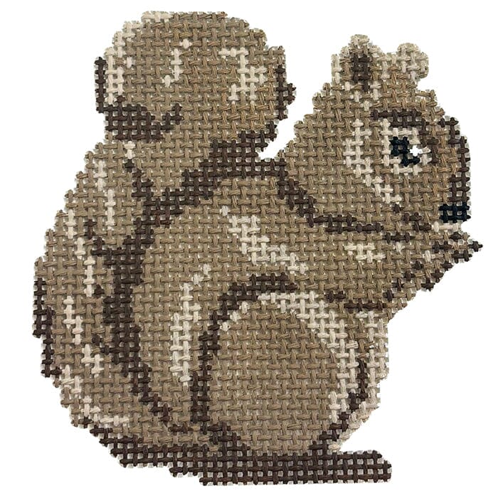 Baby Squirrel Baby Wildlife Painted Canvas Spellbound Stitchery - 1