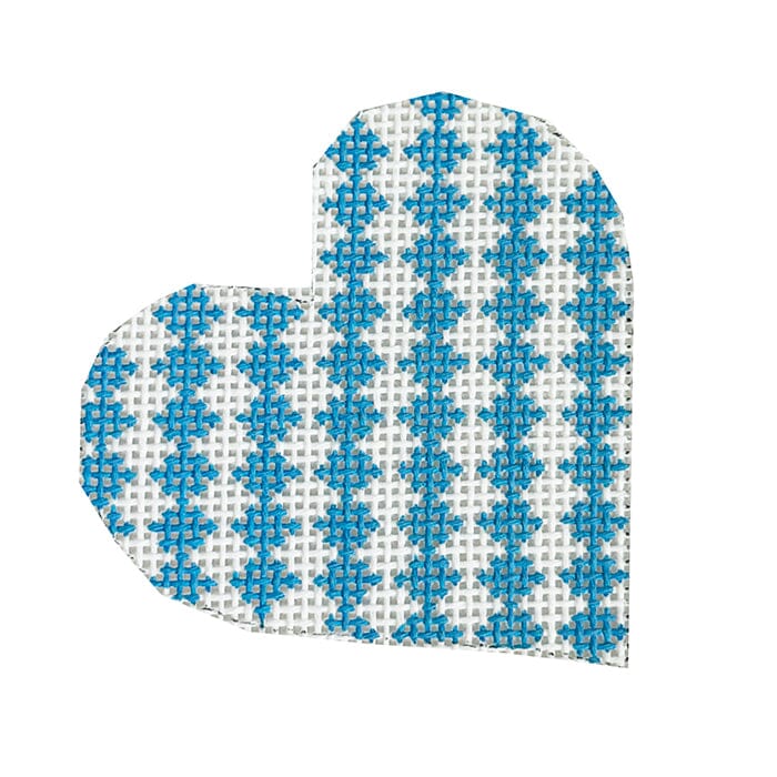 Bavarian Heart Painted Canvas Blue Ridge Stitchery