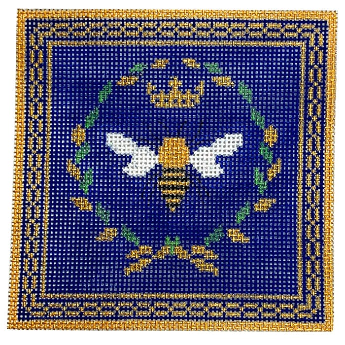 Bee Coast Blueberry Painted Canvas Funda Scully - 1