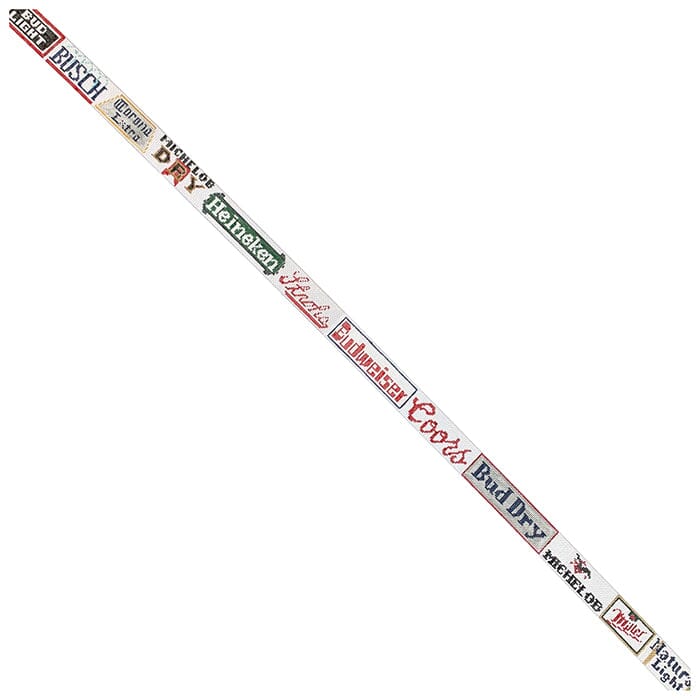 Beer Logos Belt Painted Canvas The Meredith Collection - 1