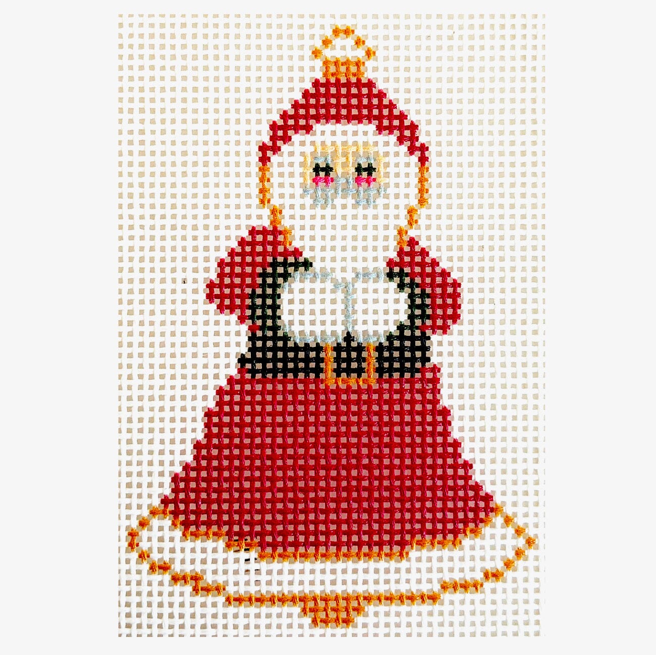 Bell Santa Ornament Printed Canvas KCN Designers - 1
