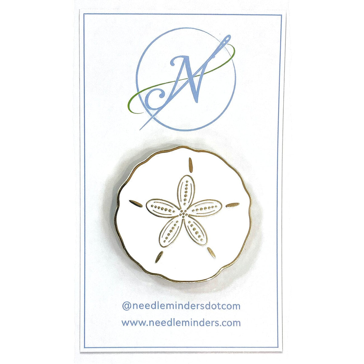 Bet Your Bottom Sand Dollar Needle Minder Accessories Needleminders.com - 1