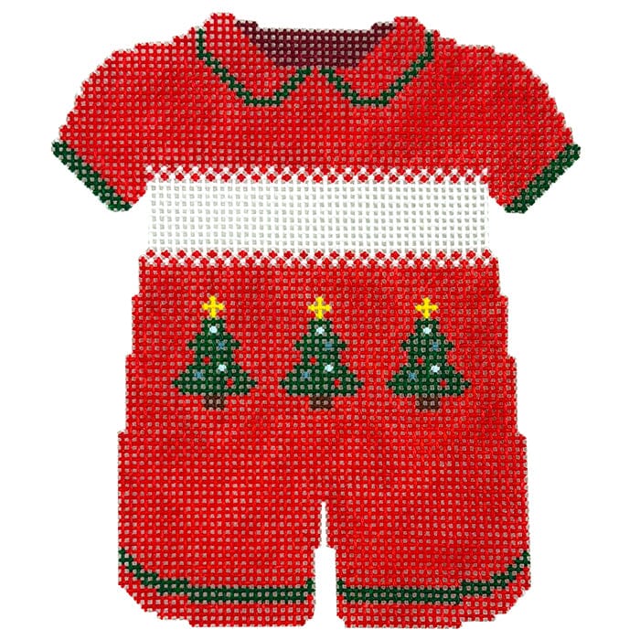 Big Boy Christmas Jon Jon Painted Canvas Prepsetter - 1