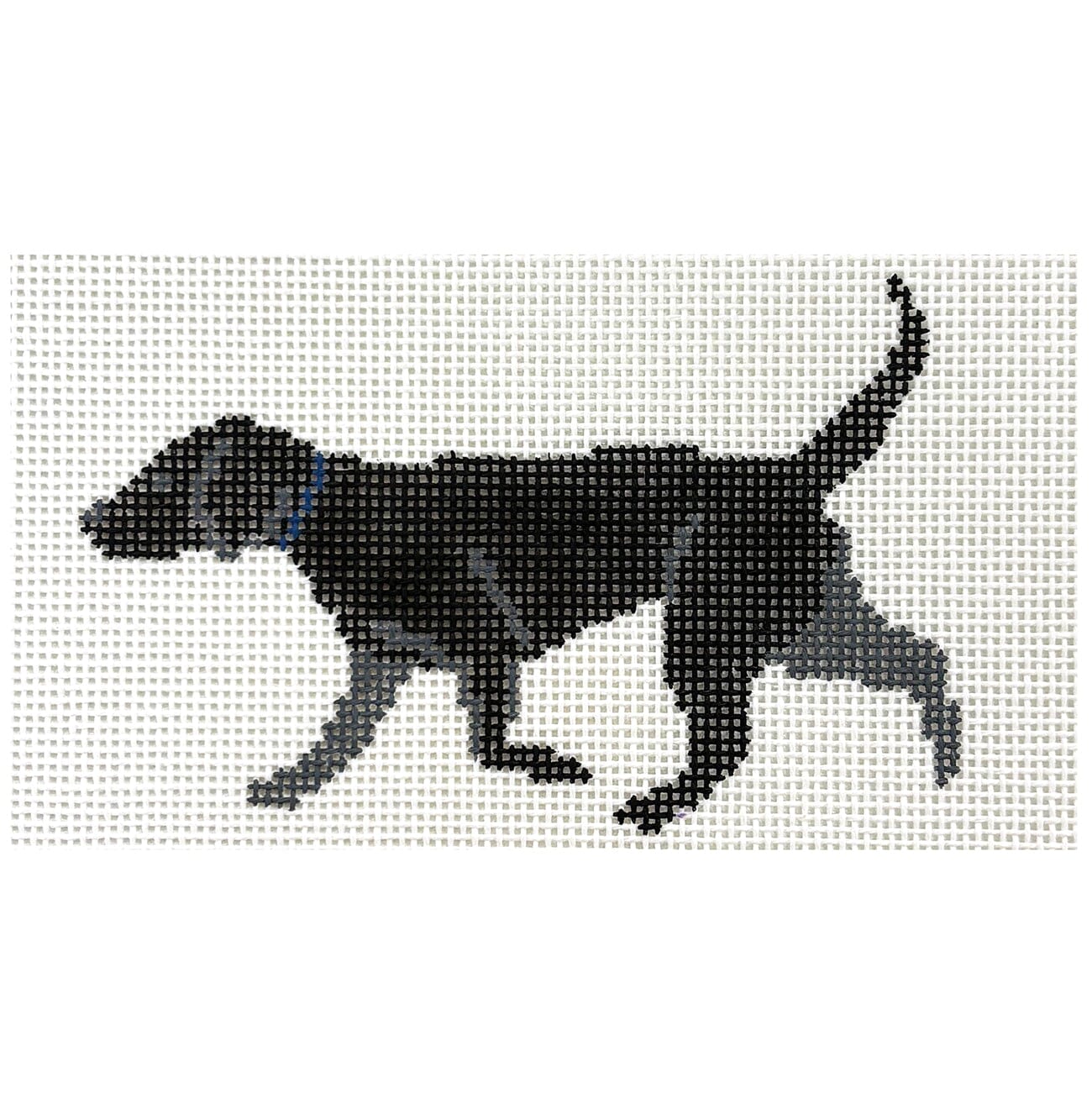 Black Lab Painted Canvas Bell House Designs - 1