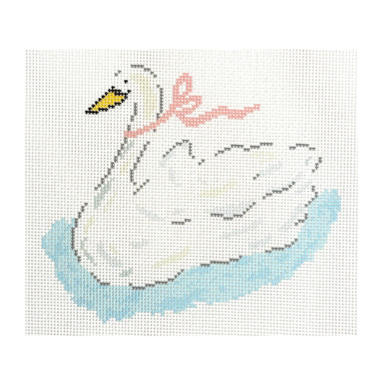 Bow Belle Swan Painted Canvas Penny & Penny and Company - 1