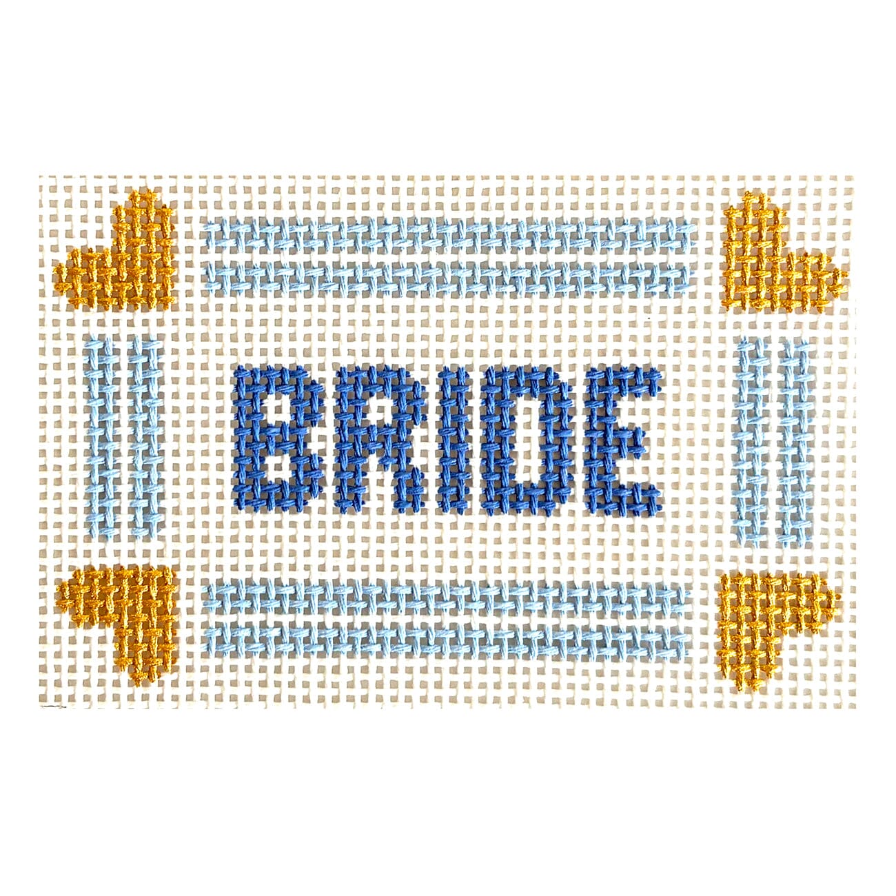 BRIDE Mini Sign Painted Canvas Goodpoint Needlepoint