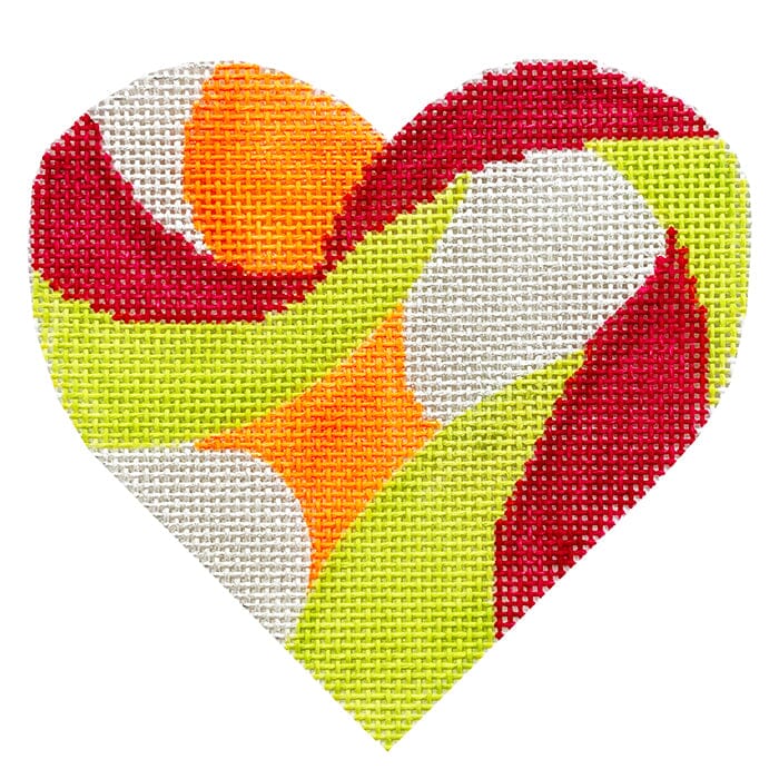 Bright Swirls Painted Canvas Vallerie Needlepoint Gallery - 1