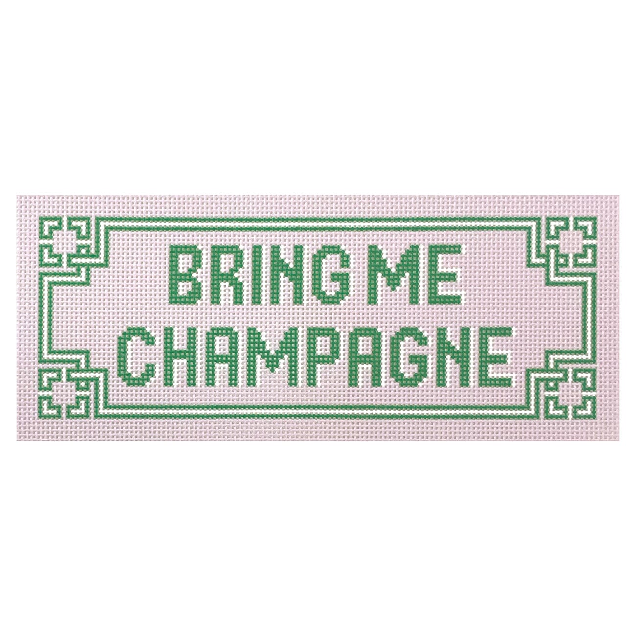 Bring Me Champagne Painted Canvas KCN Designers - 1