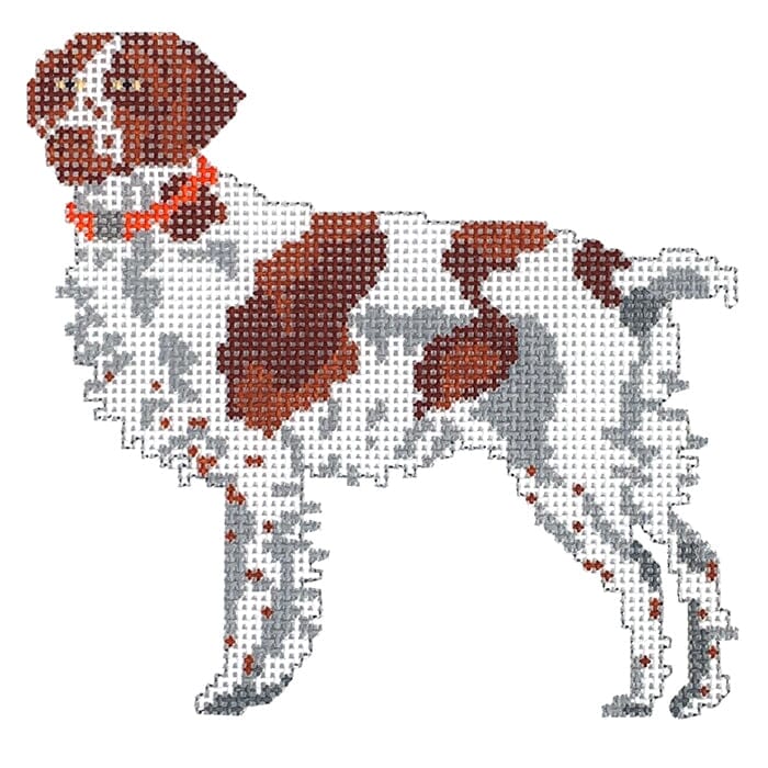 Brittany Spaniel Printed Canvas PIP & Roo - 1