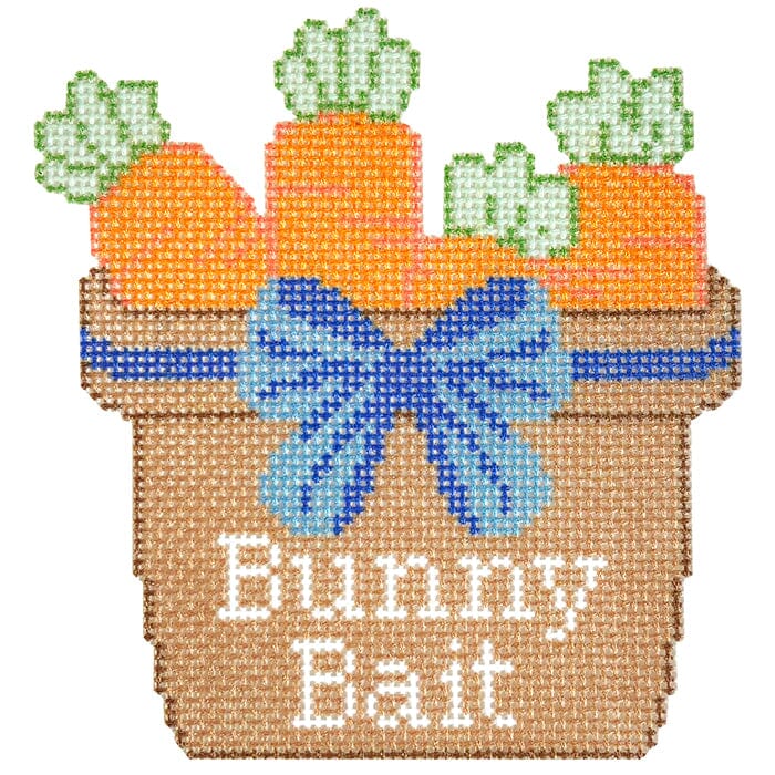 Bunny Bait Painted Canvas Ziggy Stitches - 1