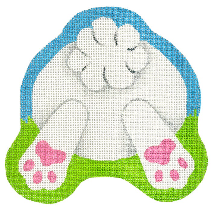Bunny Butt Painted Canvas Pepperberry Designs - 1