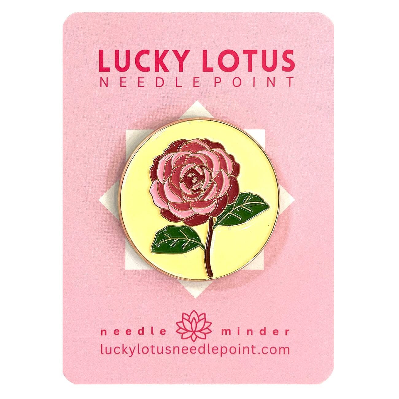 Camellia Flowers of America Needle Minder (AL) Accessories Lucky Lotus Needlepoint - 1