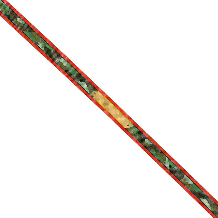 Camo Belt Painted Canvas The Gingham Stitchery