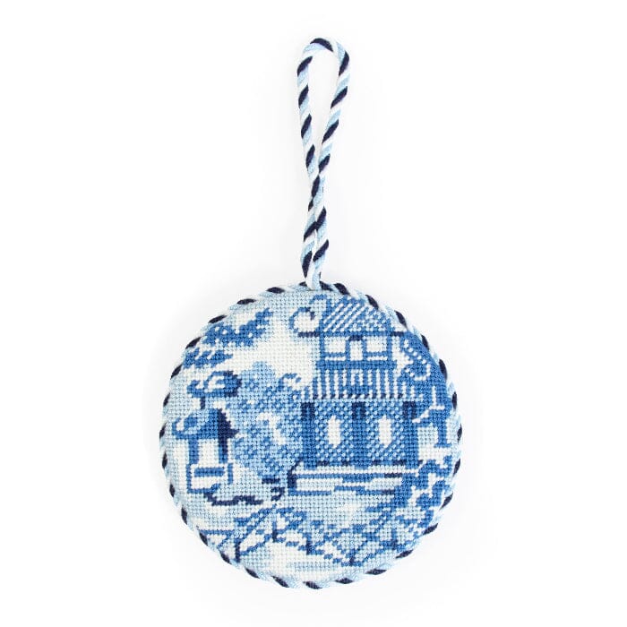 Canton Plate Round Kit Kits Two Sisters Needlepoint