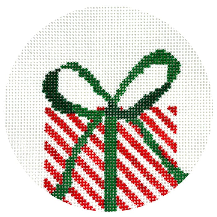 Card Art Ornament Striped Gift Painted Canvas Elizabeth Crane Swartz Designs - 1